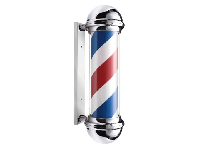 Reklamní světelný poutač HARDEL Dagne Barber Pole