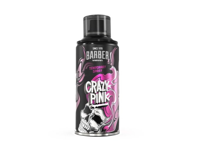 Růžový sprej na vlasy MARMARA BARBER Temporary spray Crazy pink 150 ml