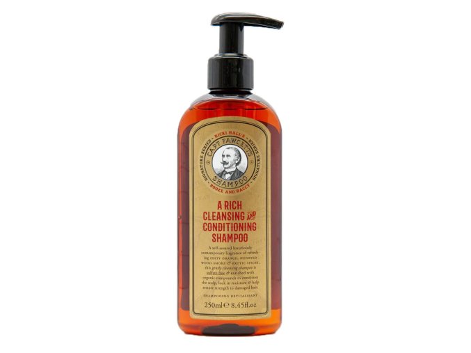Pánský šampon na vlasy s kondicionérem CAPTAIN FAWCETT Conditioning shampoo Ricki Hall's Booze and Baccy 250 ml