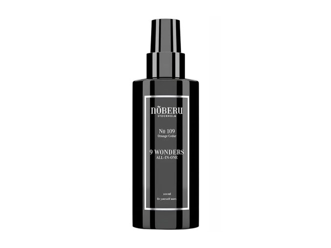 Vyživující a hydratační sprej s tepelnou ochranou na vlasy i vousy NOBERU 9 Wonders All-in-One Orange cedar 200 ml