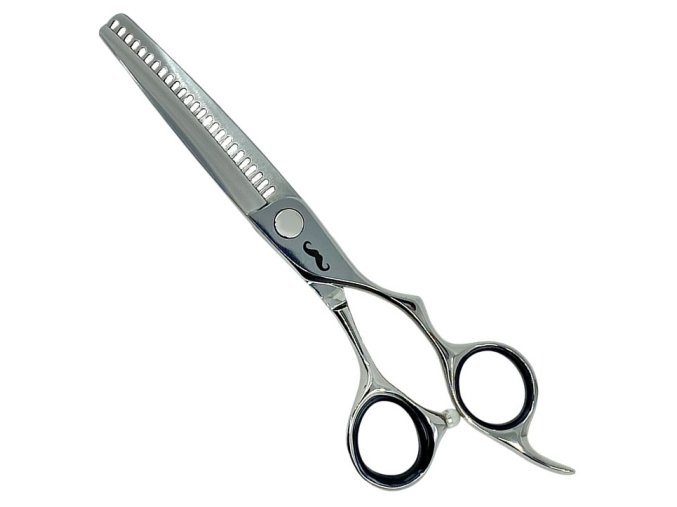 Efilační nůžky MR. MUSTACHE Engrave Silver