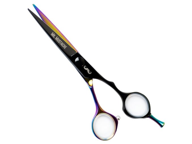 Kadeřnické nůžky MR. MUSTACHE Gasolina III 440c