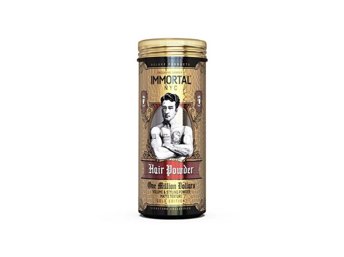 Stylingový pudr na vlasy IMMORTAL NYC One million dollars Hair powder 20 g