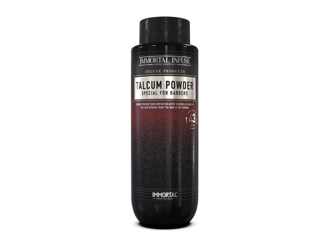 Tělový pudr IMMORTAL Infuse Talcum powder special for barbers 180 g