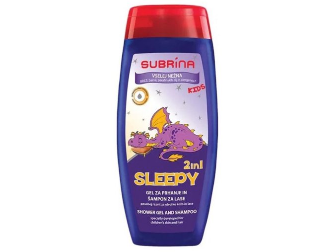 SUBRÍNA For Kids Sleepy 2v1 250ml - dětský sprchový gel a šampon 2v1