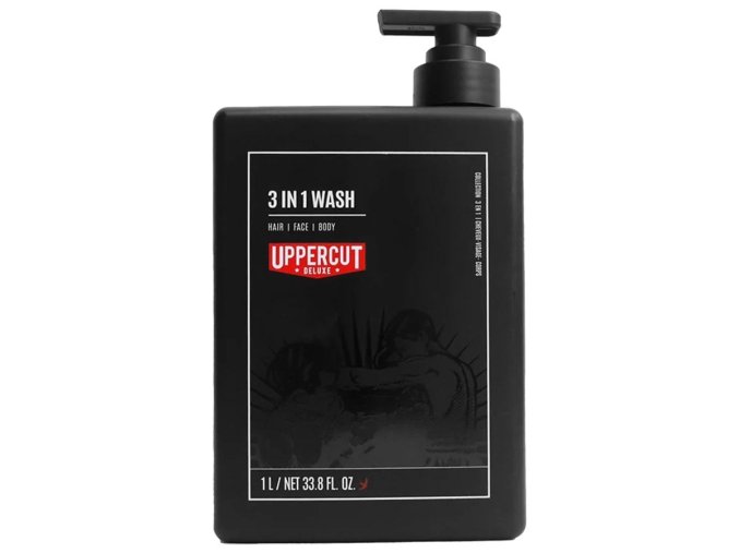 3045 myci gel na telo oblicej a vlasy uppercut deluxe 3 in 1 wash 1000 ml