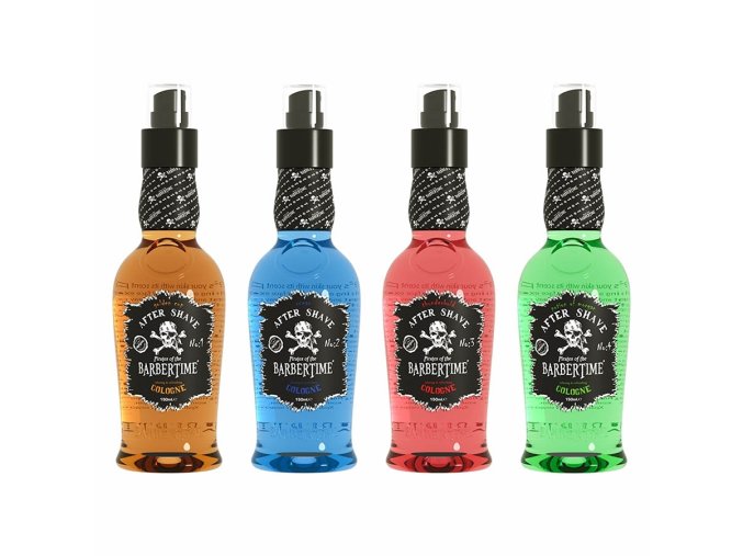 3393 vyhodna sada vod po holeni barbertime after shave colognes 4 x 150 ml