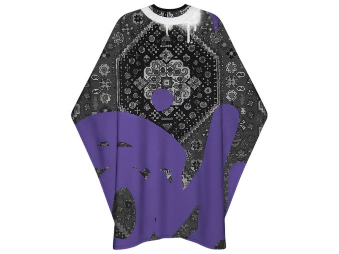3395 barber plastenka marmara barber cape fly carpet purple