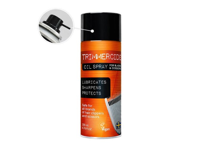 3426 olej na ostri strojku a nuzek ve spreji trimmercide oil spray 200 ml