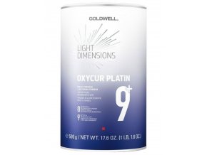 GOLDWELL Oxycur Platin 9+ Dust Free 500g - bezprašný platinový melír na vlasy