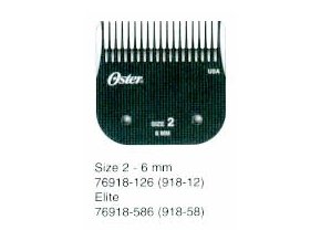 OSTER Hlavice 6,3mm Náhradní střihací nůž pro Oster 97-40 a 44 size2 - 6,3mm