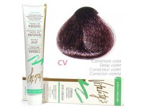 VITALITYS Green Permanentní barva na vlasy - Fialový intenzivní korektor CV