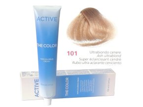 ACTIVE The Color Permanentní krémová barva na vlasy - Ultra blond popelavá 101