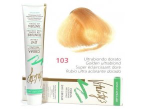 VITALITYS Green Permanentní krémová barva na vlasy - Ultra blond zlatá 103