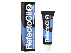 REFECTOCIL č.2 BLUE BLACK - Profesionální barva na řasy, obočí a vousy 15ml - Modročerná