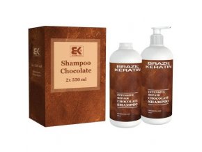 BRAZIL KERATIN Shampoo Chocolate hloubkově regenerující keratinový šampon 2x550ml