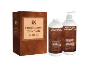 BRAZIL KERATIN Conditioner Chocolate hloubkově regenerující balzám s keratinem 2x550ml