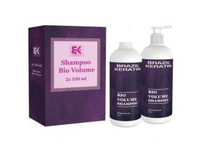 BRAZIL KERATIN Bio Shampoo Volume keratinový šampon pro větší objem vlasů 2x550ml