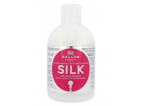 KALLOS KJMN Silk Shampoo 1000ml - regenerační hedvábný šampon na zničené vlasy