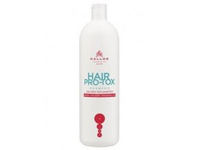 KALLOS KJMN Hair Pro-Tox Shampoo 1000ml - šampon s kolagenem, keratinem a kyselinou hyaluronovou