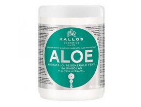 KALLOS KJMN Aloe Hair Mask 1000ml - hydratační maska s Aloe Vera na suché vlasy