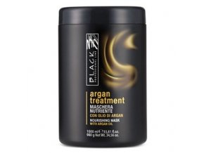 BLACK Argan Treatment Maschera 1000ml - arganová regenerační maska na poškozené vlasy