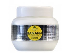 KALLOS KJMN Banana Hair Mask 275ml - maska na suché vlasy s multivitamíny