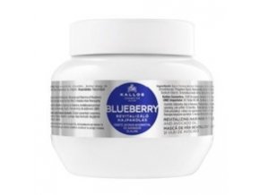 KALLOS KJMN Blueberry Hair Mask 275ml - maska a chemicky poškozené vlasy