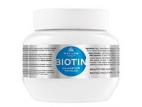 KALLOS KJMN Biotin Hair Mask 275ml - maska pro tenké, slabé a lámavé vlasy