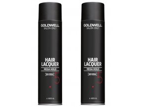 GOLDWELL - AKCE Salon Only Hair Lacquer Mega Hold - lak na vlasy extra silný 2x600ml