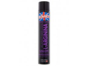 RONNEY London L-Arginina Against Hair Loos Hair Spray 750ml - extra silný lak proti padání vlasů