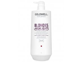 GOLDWELL Dualsenses Blondes And Highlights Shampoo 1000ml - šampon pro bílou blond