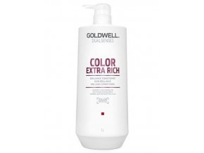 GOLDWELL Dualsenses Color Extra Rich Conditioner 1000ml - pečující kondic. pro barvené vlasy