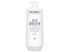 GOLDWELL Dualsenses Just Smooth Shampoo 1000ml - šampon  pro uhlazení krepatých vlasů