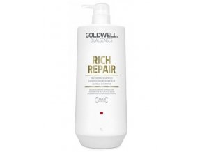 GOLDWELL Dualsenses Rich Repair Shampoo 1000ml - regenerační šampon pro suché vlasy