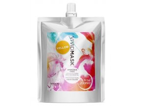 VIVIDMASK YELLOW 200ml - barevná maska na vlasy bez obsahu amoniaku - žlutá