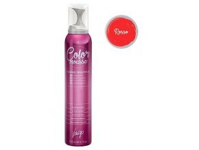 VITALITYS Color Mousse ROSSO barevné pěnové tužidlo 200ml - červené