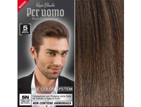 RENEÉ BLANCHE Per Uomo 5-0 Light Chestnut - 5min. barva na vlasy pro muže - světle hnědá