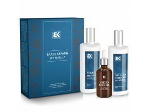 BRAZIL KERATIN Set Marula Organic - dárková sada péče s keratinem a marulovým olejem