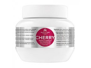 KALLOS KJMN Cherry Hair Mask 275ml - třešňová hydratační maska na suché vlasy