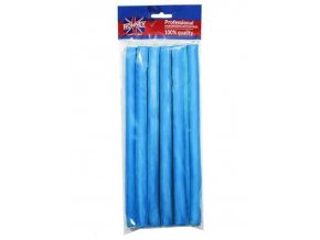 RONNEY Papiloty Flex Rollers Blu 10ks - papiloty na vlasy 14x210mm - modré