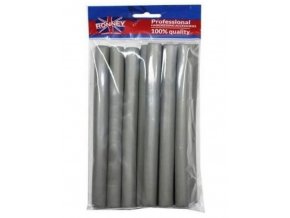 RONNEY Papiloty Flex Rollers Grey 10ks - papiloty na vlasy 18x210mm - šedé