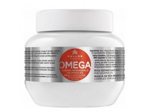 KALLOS KJMN Omega Hair Mask 275ml - maska na lámavé vlasy a roztřepené konečky