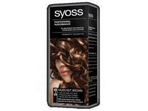 SYOSS Professional Permanentní barva na vlasy Hazelnut Brown - oříškově hnědá 5-8