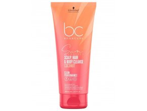 SCHWARZKOPF BC Sun Protect Scalp, Hair And Body Cleanse 200ml - sluneční šampon 3v1
