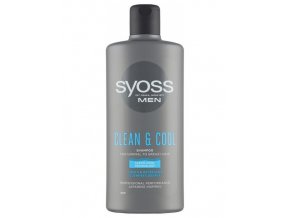 SYOSS MEN Clean And Cool Shampoo 440ml - šampon pro muže na mastné vlasy