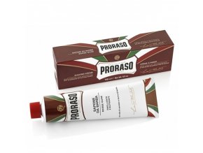 PRORASO Sandalwood Vyživující krém na holení tvrdých vousů - santalové dřevo 150ml