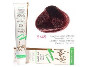 VITALITYS Green Permanentní barva na vlasy - Hnědá tmavě červená 5-45