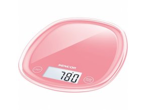 SENCOR SKS 34RD Víceúčelová váha do 5000g, přesnost 1g - růžová