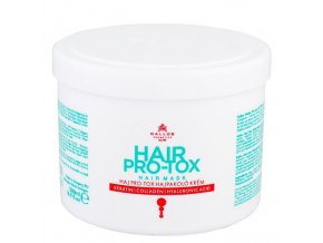 KALLOS KJMN Hair Pro-Tox Mask 500ml - vlasová maska s keratinem a kyselinou hyaluronovou